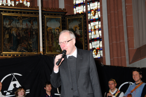 Ansprache von Pastor Manfred Weber auf dem Rheinischen Singewettstreit 2012, Foto: Andreas Winkelmann